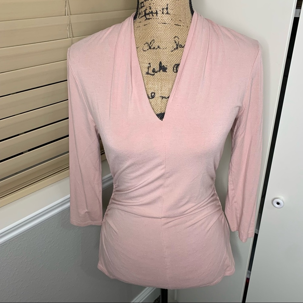 Vince Camuto V-Neck Long Sleeve Top